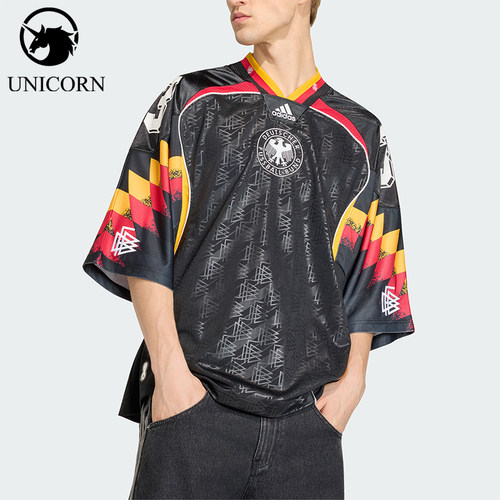 Adidas/阿迪达斯正品三叶草男士针织休闲球衣短袖T恤KD5980