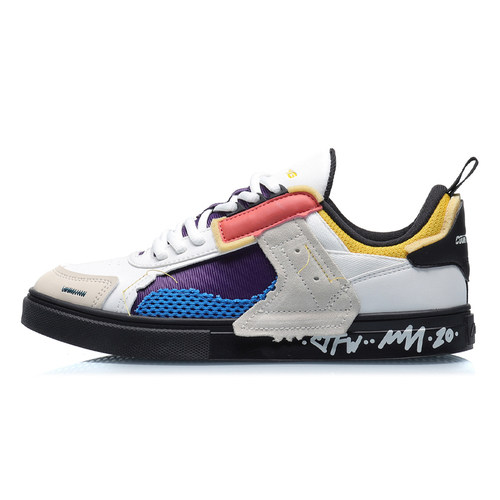 李宁正品休闲鞋新款运动时尚系列潮流经典女子低帮运动鞋 AGCQ382