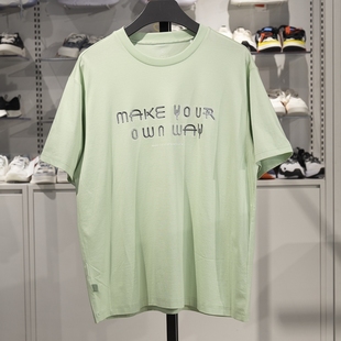 李宁正品 韦德x艺术家CYRIL合作系列男子亲肤舒适运动T恤ATST795