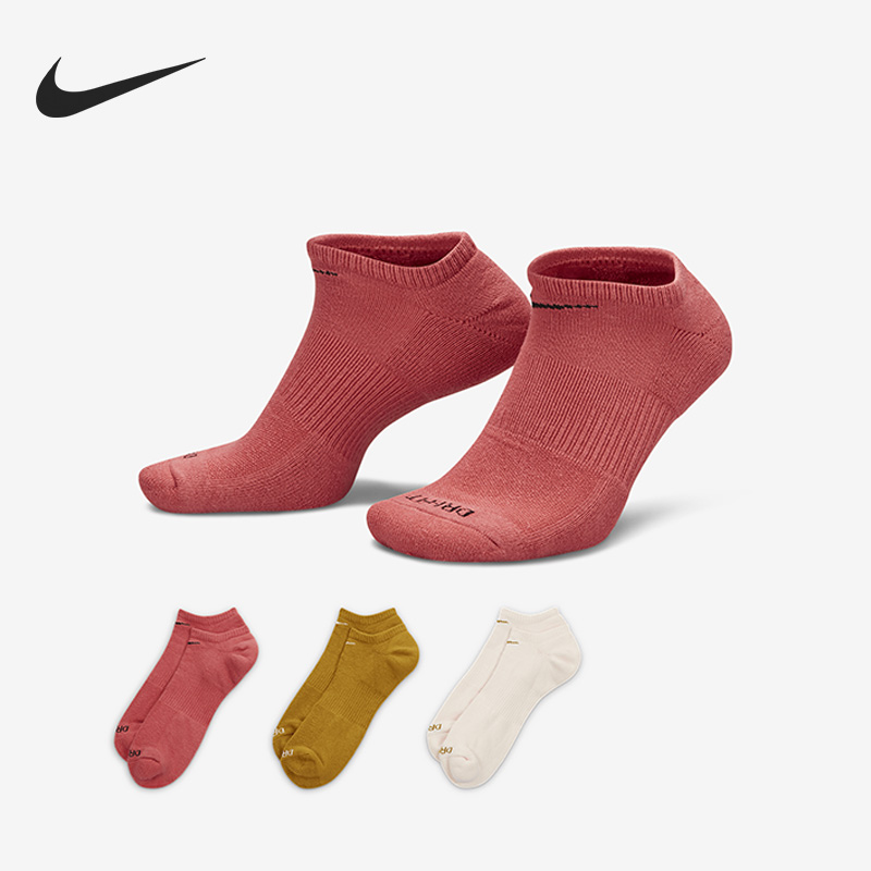 Nike/耐克正品当季新款男女运动训练船袜三双装SX6889-992