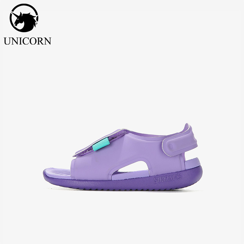 Nike/耐克正品春季款婴童低帮魔术贴透气轻便凉鞋AJ9077-500
