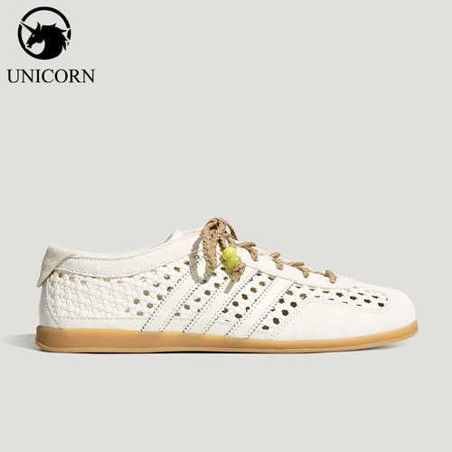 Adidas/阿迪达斯正品三叶草女士日常系带经典低帮薄底板鞋KH6236
