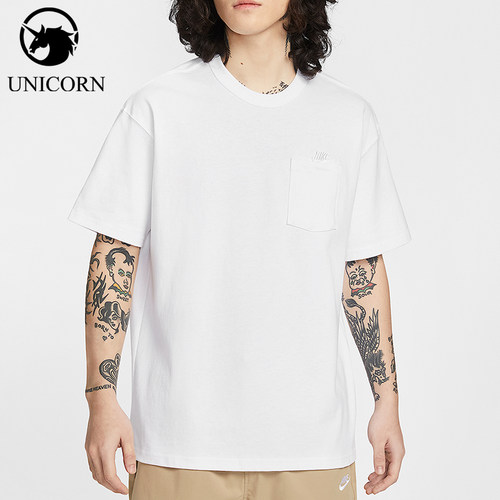 Nike/耐克正品夏季男士简约柔软轻盈休闲经典短袖T恤IH1124-100