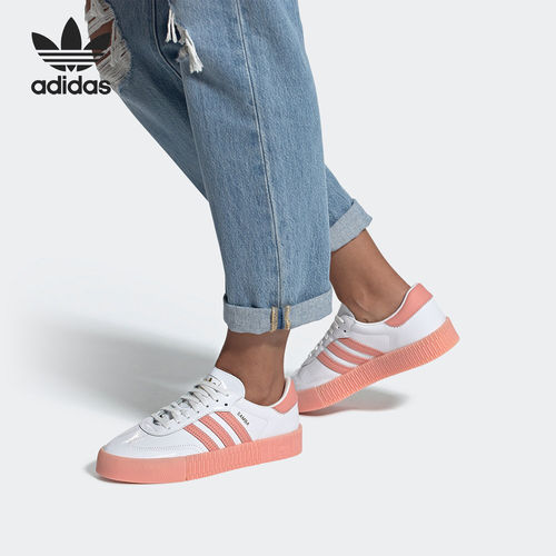 Adidas/阿迪达斯正品 三叶草 SAMBAROSE W女子经典运动鞋 FW4201