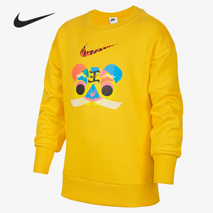 DR1855 休闲大童起绒圆领保暖运动套头卫衣 739 耐克正品 Nike
