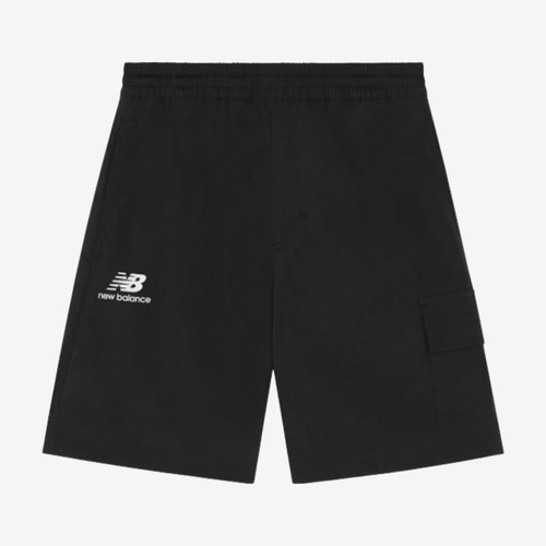 New Balance新百伦正品童五分松紧口袋印花运动短裤7VC2S123-BK