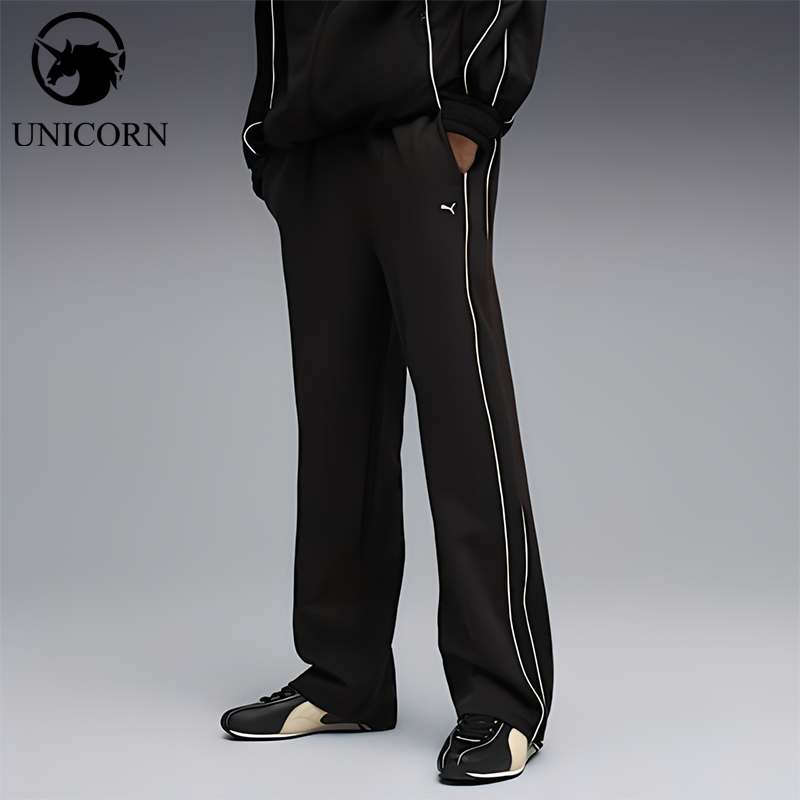 Puma/彪马正品2025秋季款男士运动日常针织直筒抽绳长裤632328-01