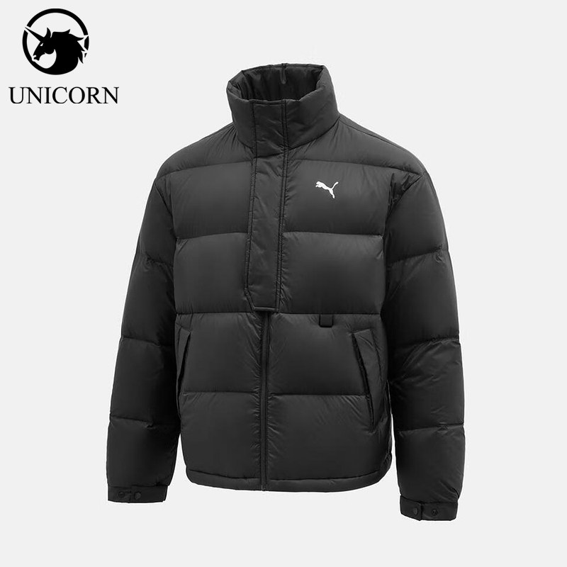 Puma/彪马正品S新款男女黑色运动休闲舒适经典羽绒服528708-01