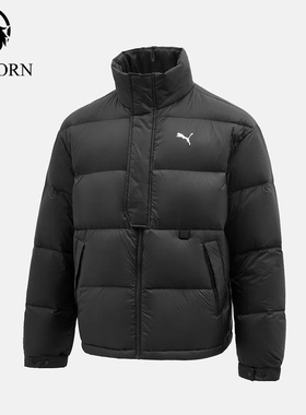 Puma/彪马正品S新款男女黑色运动休闲舒适经典羽绒服528708-01