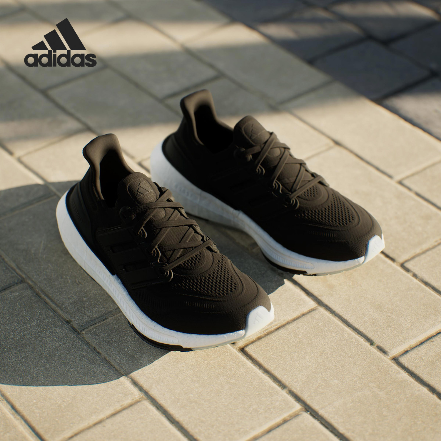 Adidas阿迪达斯正品Ultraboost Light女防滑中帮跑步鞋GY9353