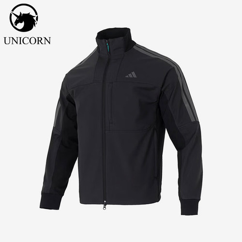 Adidas/阿迪达斯官方正品2026年男士简约舒适运动夹克外套KR0932