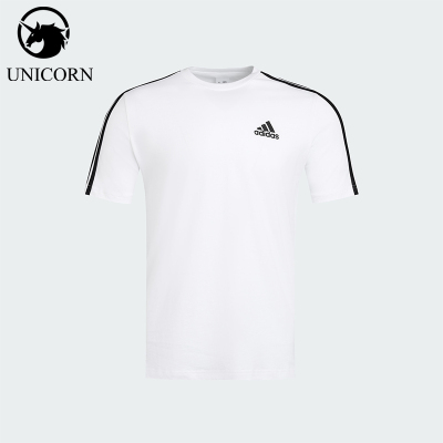 Adidas/阿迪达斯正品夏季透气简约男士运动经典休闲短袖T恤KU3922