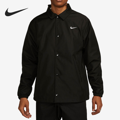 Nike/耐克正品AUTHENTICS男子翻领单排扣运动夹克FD7844-010