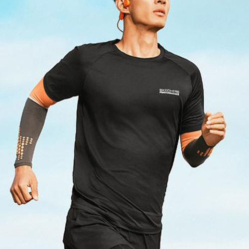 Skechers/斯凯奇正品夏季款男士运动休闲日常针织短袖T恤P225M086