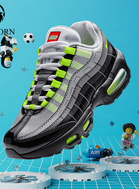 Nike/耐克正品Air Max 95 GS女子大童耐磨缓震运动鞋IO4801-002