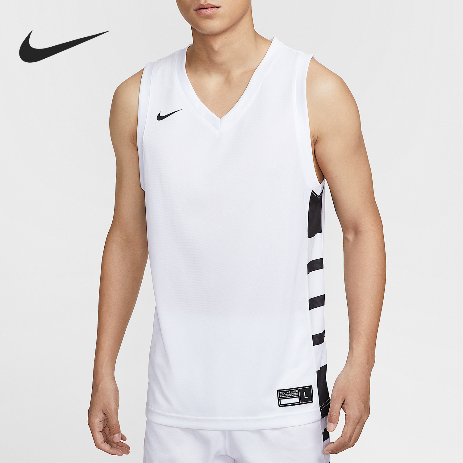 Nike/耐克正品Dri-FIT男士简约针织运动训练背心IM9813-102