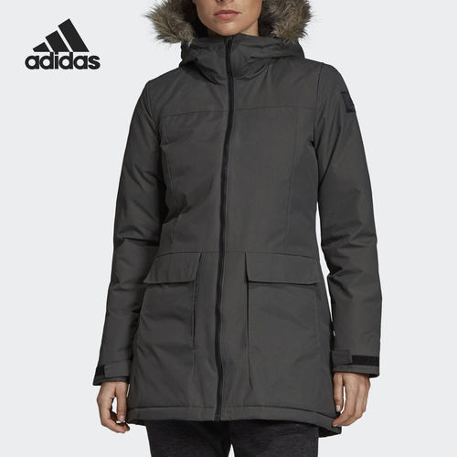 Adidas/阿迪达斯官方正品 XPLORIC PARKA 女子户外运动棉服DZ1498