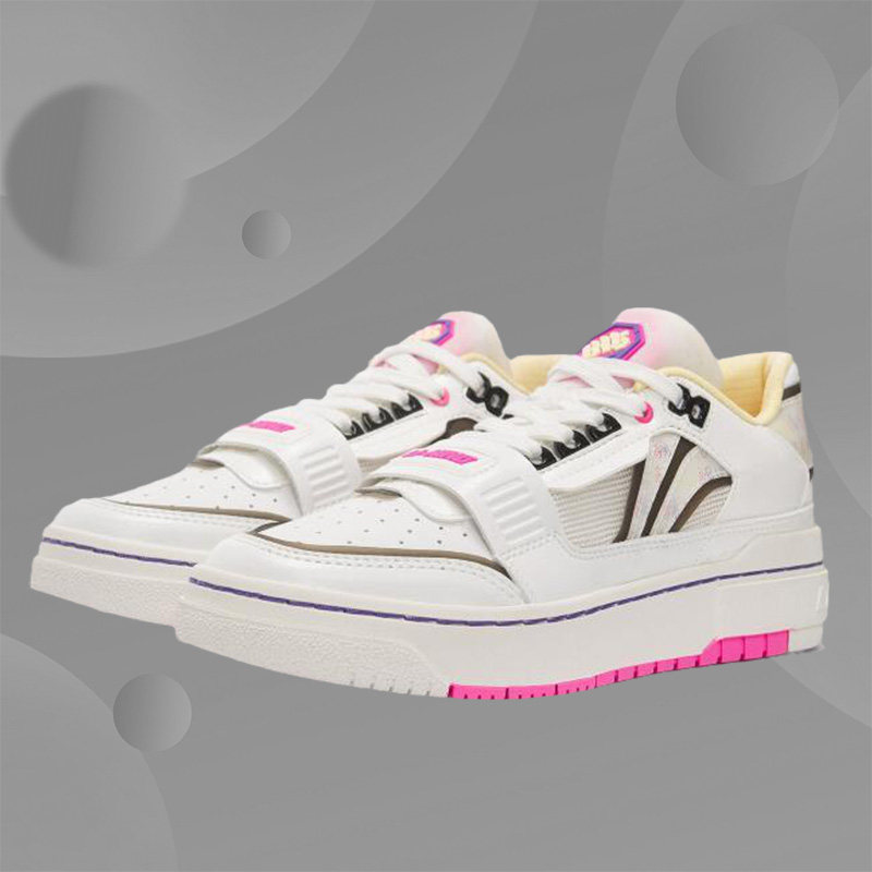 李宁女鞋22夏款反伍BADFIVE复古低帮篮球运动休闲板鞋ABCS024-1