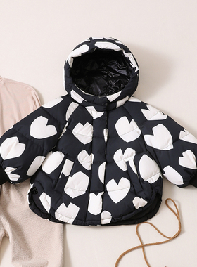 儿童羽绒服23冬装新款女童羽绒服中长款加厚宝宝羽绒服外套22104