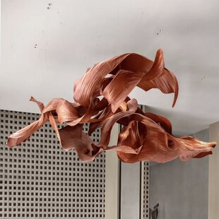 公共艺术装置f公区艺术设计大型纸艺造型设计安装制作会展大厅美