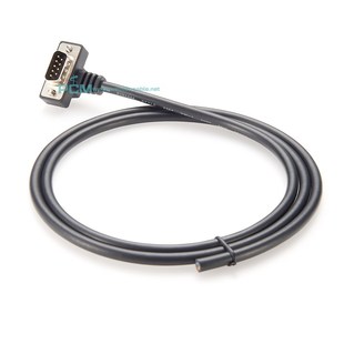 232串口DB9弯头串口延长线9针单头线免焊接线公头母头屏蔽数据线