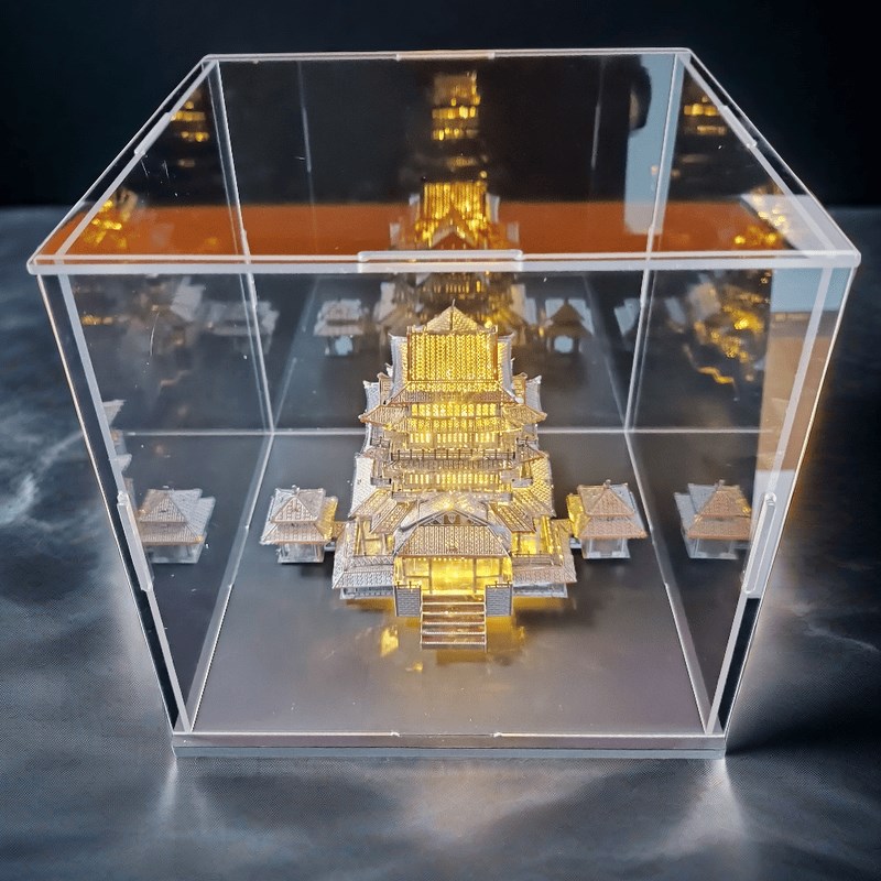 解压 滕王阁序 古风金属拼图立体拼装积木成人超难3D手工模型玩具图片
