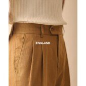 绅士免烫直筒西裤 棉麻商务垂感那不勒斯休闲裤 子男夏季 宽松高腰裤