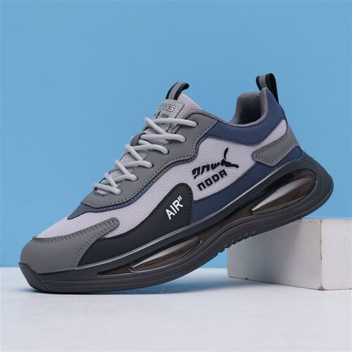 春夏季2025新款男鞋网面透气镂空男士休闲鞋气垫减震跑步运动男鞋