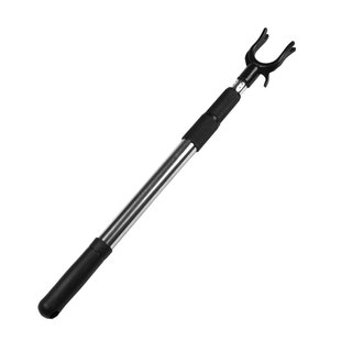 迷你伸缩晾衣叉杆更室内小号撑衣杆行李箱便携吊针点滴