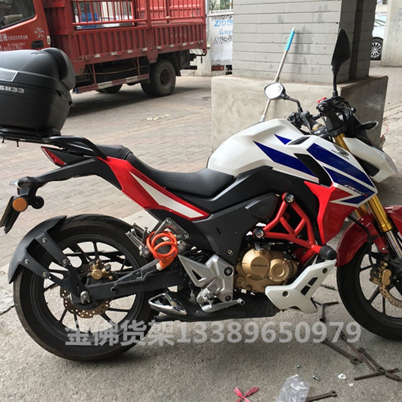 适用于五本190前护杠 暴锋眼190R CB190X猛鸷保险杠 防摔杠竞技杠
