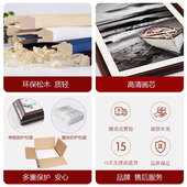 实木照片墙免打相片墙相框墙公司背景墙面装 饰框挂墙