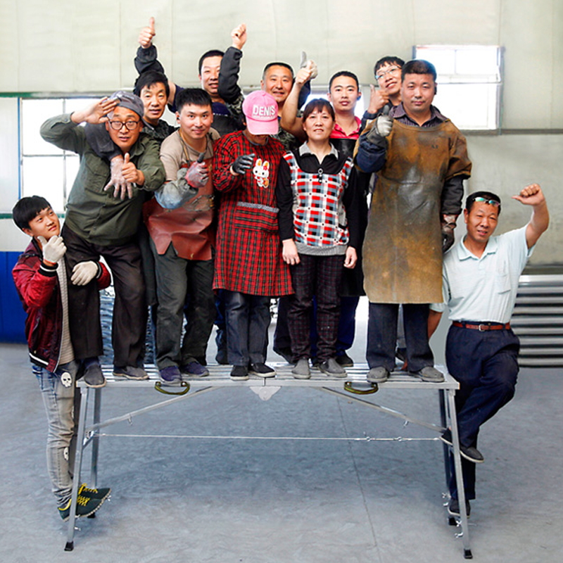 装修折叠马凳升降伸缩脚手架室内加厚便携家用伸缩梯子刮腻子马登