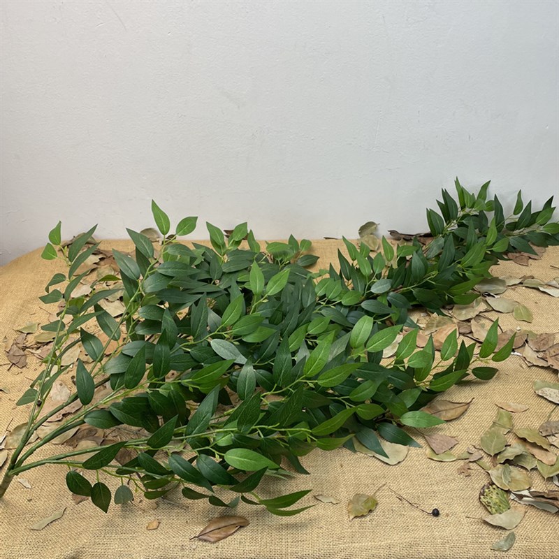 仿真绿植香桂叶壁挂树叶植物森系造景绿色垂挂装饰藤蔓简约叶子