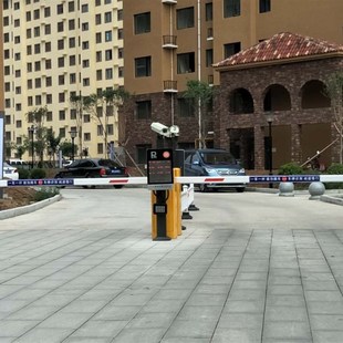 大门出入口栏杆 停车场电动遥控升降杆 直杆 电子落闸门