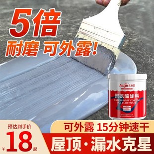 防水补漏材料屋顶楼顶平房顶室外墙裂缝漏水堵漏王胶水涂料