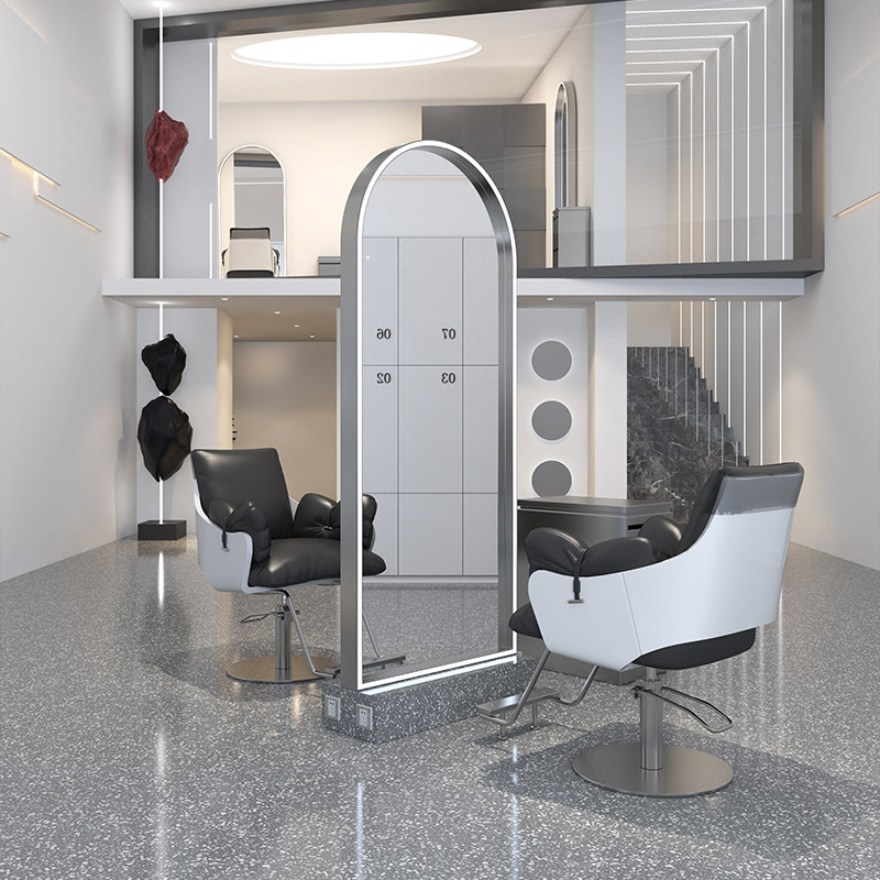 网红理发店镜台美发店单双面落地镜发廊专用剪发镜子影楼化妆镜子,商业/办公家具,理发镜台,淘宝优惠券,粉丝福利购,淘宝优惠卷