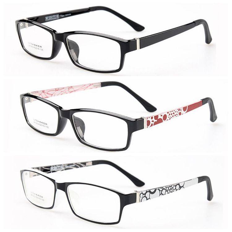 塑钢眼镜框现配眼镜男女款 近视眼镜成品 超轻眼镜架记忆全框