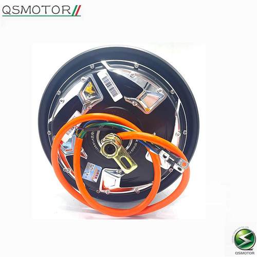 QSMOTOR全顺电机10寸3000W50H四代V4省电版48-96V电摩电动车电机