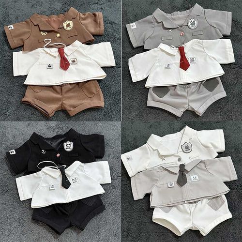 40cm娃衣现货西装套装棉花娃娃坐姿衣服替换公仔套装玩偶换装一番