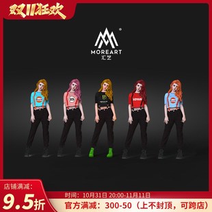 64个性 任选三件 潮女树脂人偶diy手工配场景车模微缩 99元