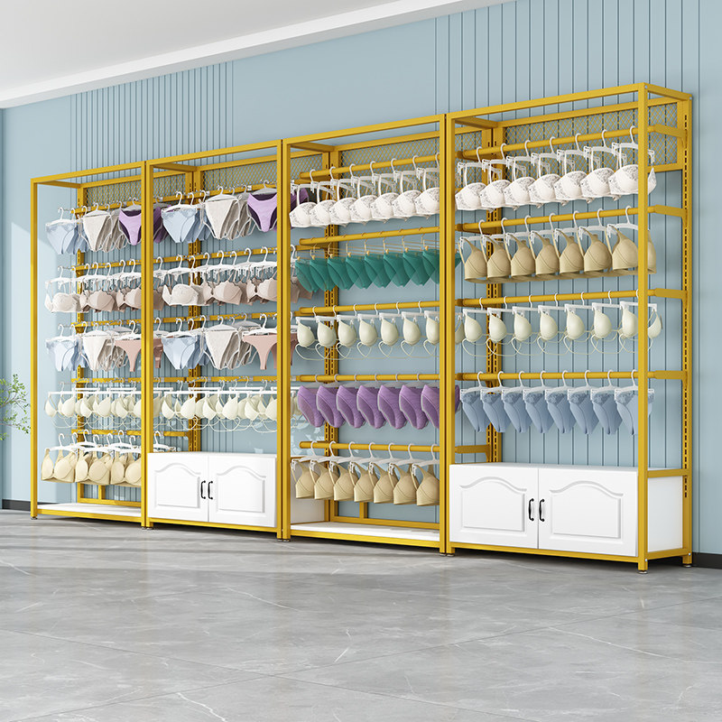 内衣货架文胸展示架服装店多功能高档挂衣架女装店内裤货架陈列架