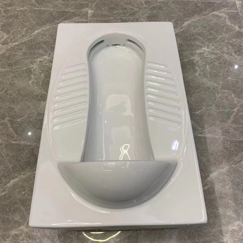 超大50宽便器家用防臭超长蹲便器带挡板挡头加长80厘米72厘米