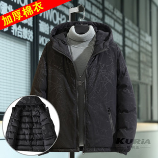冬季棉衣外套男士宽松潮流加肥加大加厚胖子保暖北方冬天棉服男潮