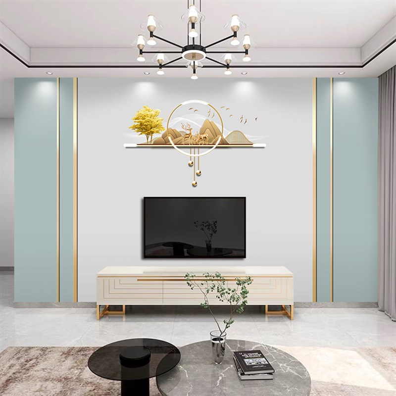 3d客厅电视背景墙壁纸现代简约新款高档轻奢壁画大气壁布5d8d立体