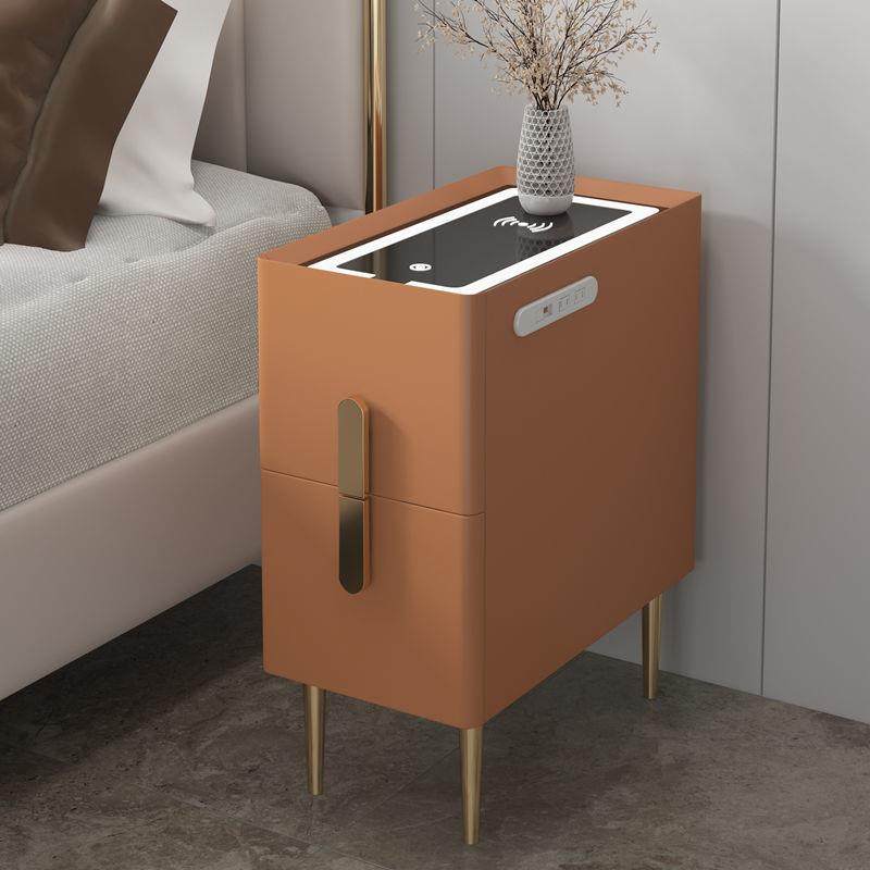 超窄智能床头柜简约现代小型w实木床边柜多功能无线充电轻奢收纳,住宅家具,智能床头柜,淘宝优惠券,粉丝福利购,淘宝优惠卷