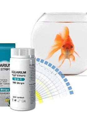 100pcs Nitrite Nitraste Chlorine PH Tester Strips 6-in-1