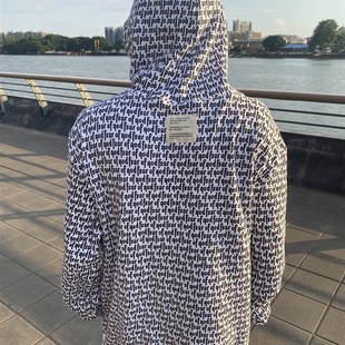 正确版FOG满印字母连帽卫衣美式宽松高街vtg外套男女款帽衫情侣款