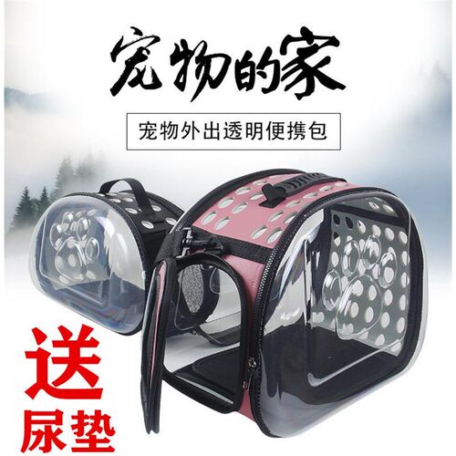 宠物包猫咪背包泰迪外出透明包狗狗包猫透气便携笼手提太空箱用品