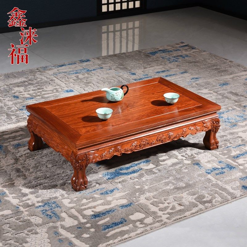实木炕桌红木飘窗桌炕几方桌中式榻榻米茶几花梨木小茶几窗台桌子
