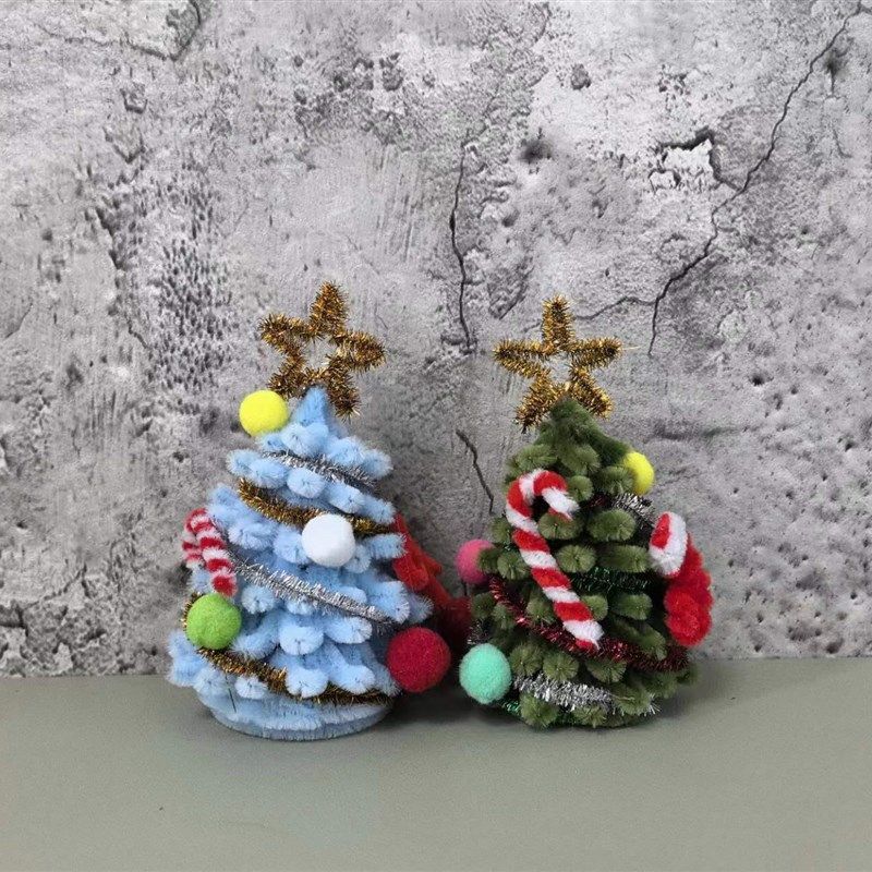 锌特加密扭扭棒圣诞树DIY材料包圣诞节手工车载办公桌摆件,玩具/童车/益智/积木/模型,其他手工制作,淘宝优惠券,粉丝福利购,淘宝优惠卷